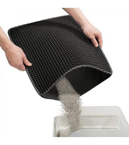 Oversized cat litter clearance mat